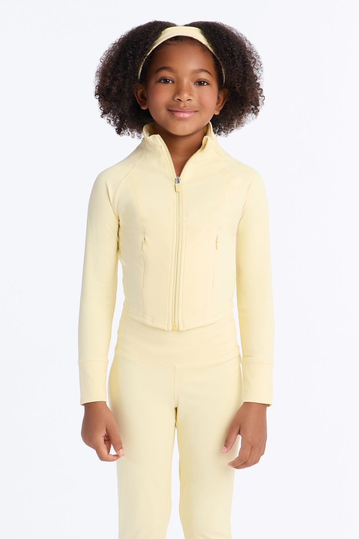 Mini Love To Sweat Active Legging Set - Yellow