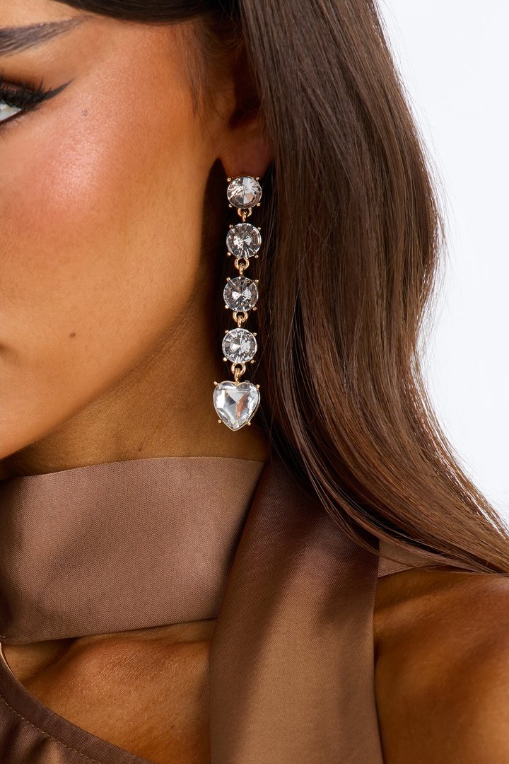 Had Me At Hello Earrings - Gold