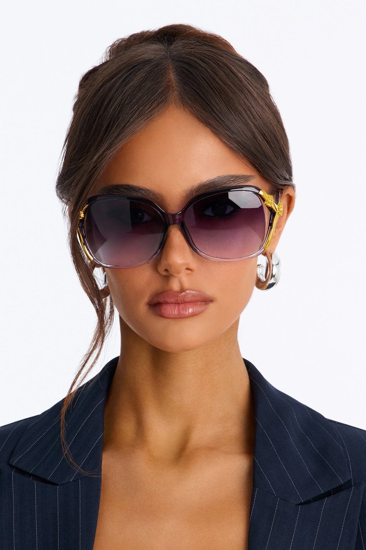 Rose Sundays Sunglasses - Black
