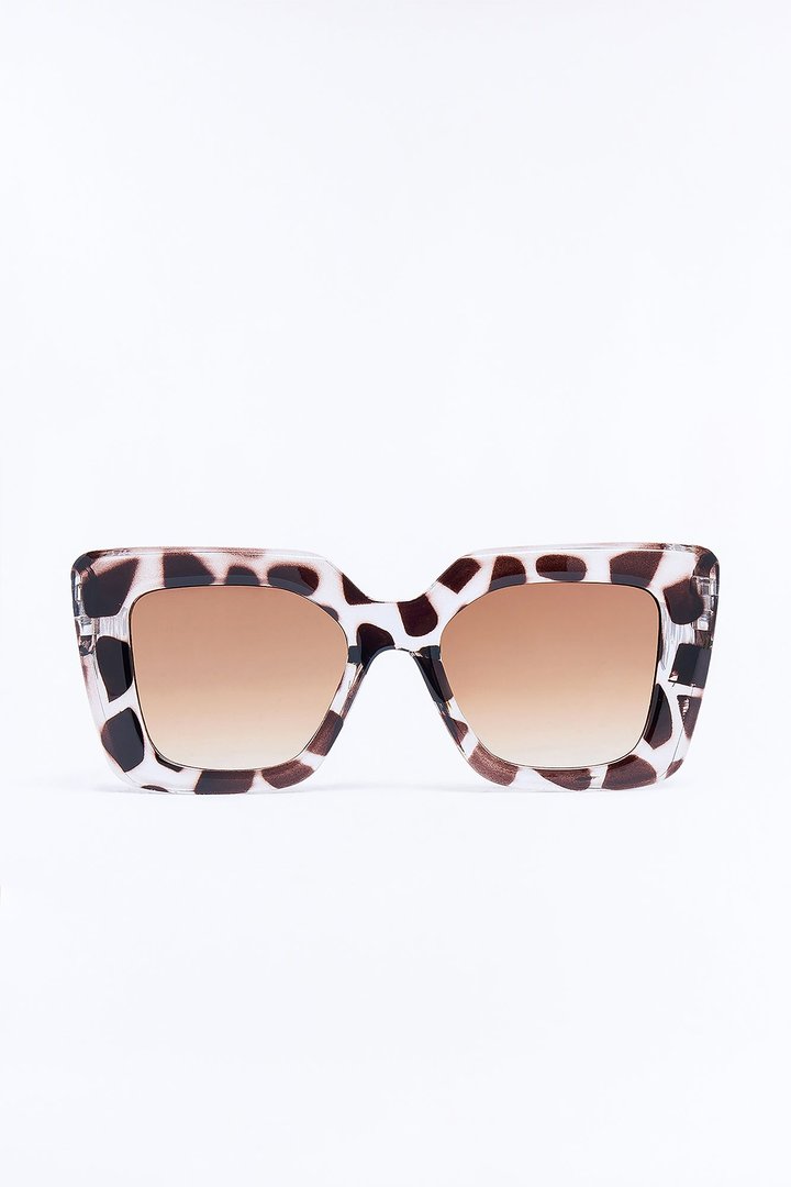 Got My Eye On You Sunglasses - Brown/combo
