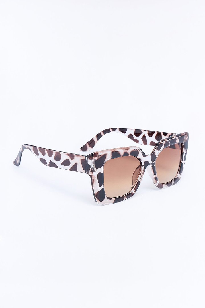 Got My Eye On You Sunglasses - Brown/combo