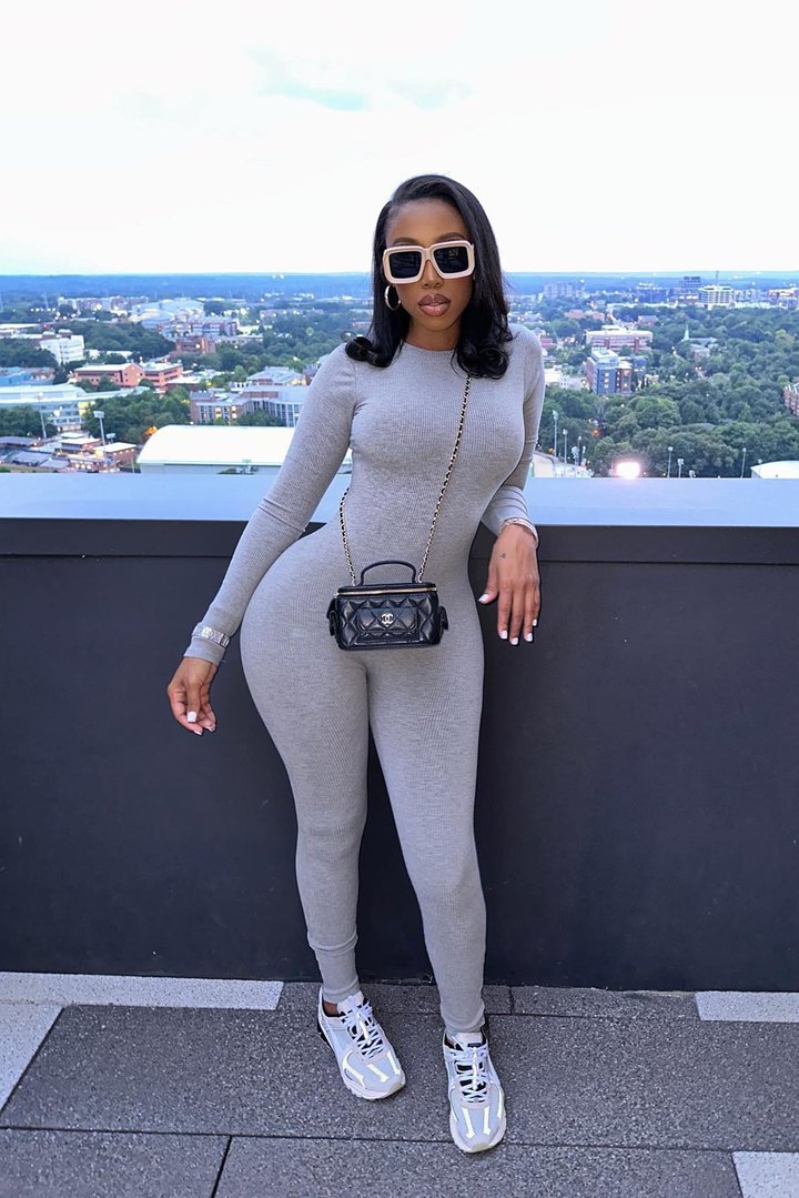 Maribel Snatched Jumpsuit - Heather Grey