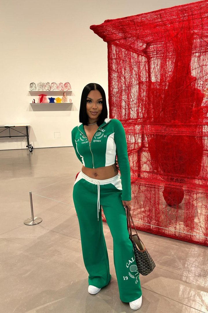 Calabasas Track Pant Set - Kelly Green