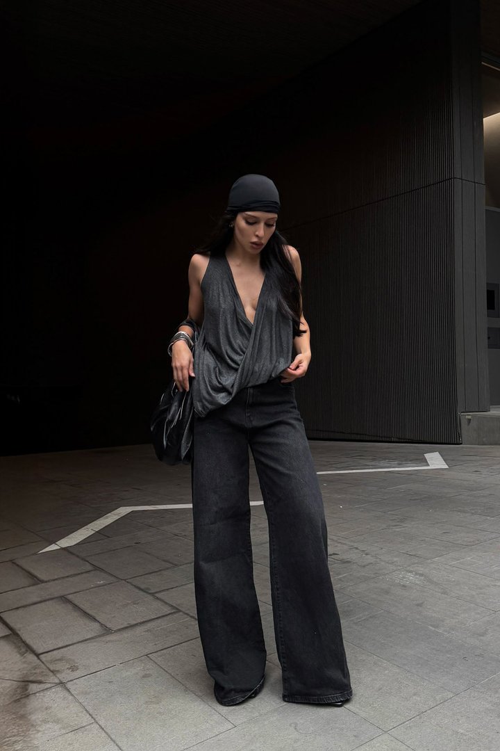 Bellissima Basic Stretch Straight Leg Jeans - Black Wash