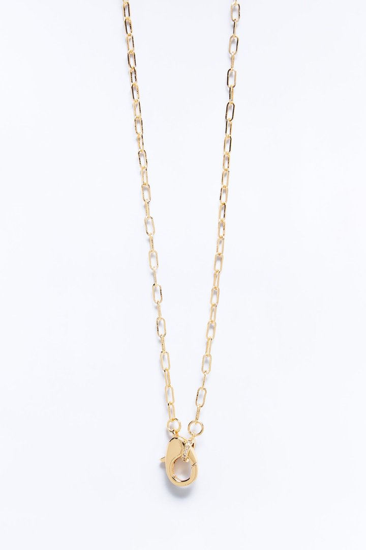 Gotta Lock In Necklace - Gold