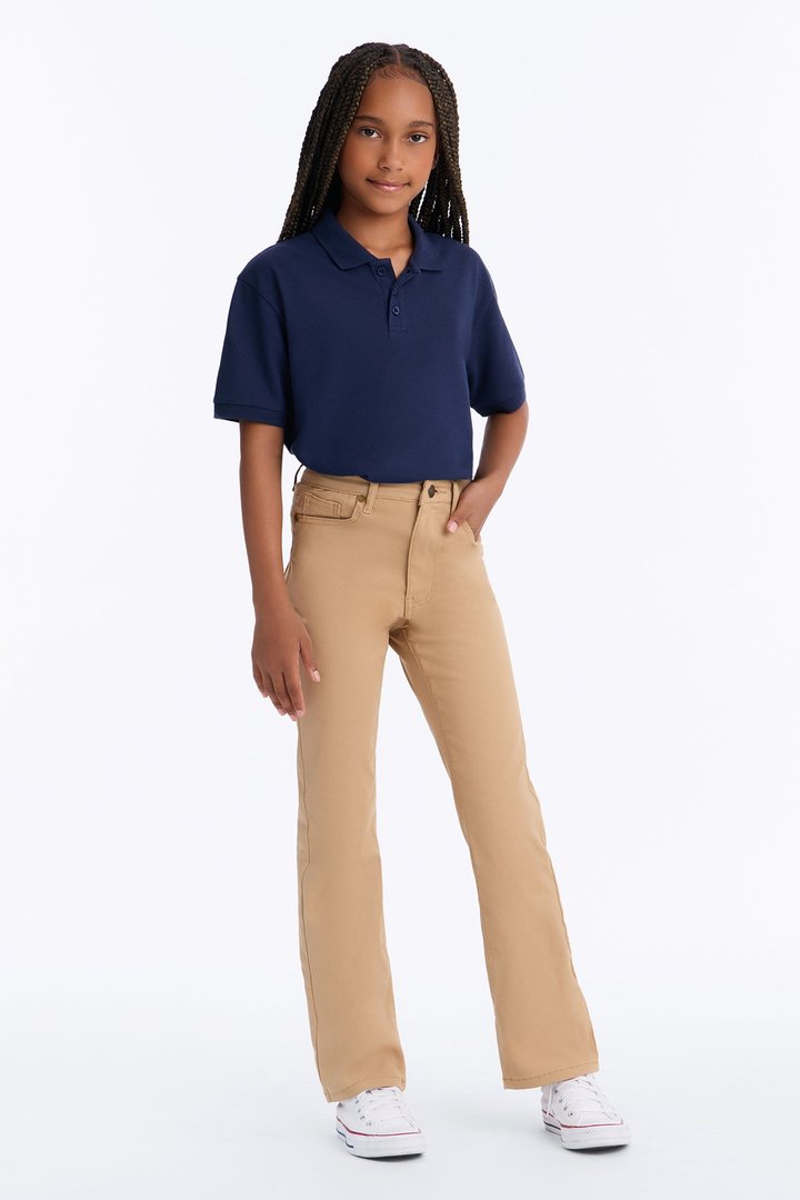 Mini Uniform Pique Polo - Navy