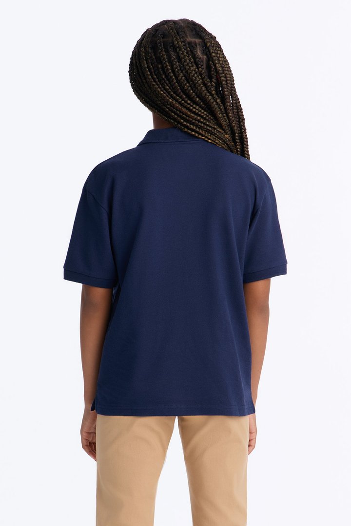 Mini Uniform Pique Polo - Navy