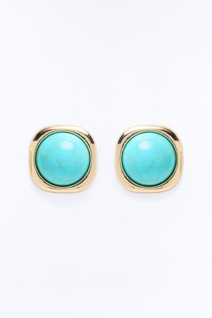 Oceana Muse Stud Earrings - Turquoise