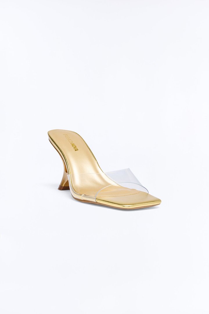 Aliyah Novelty Heels - Gold