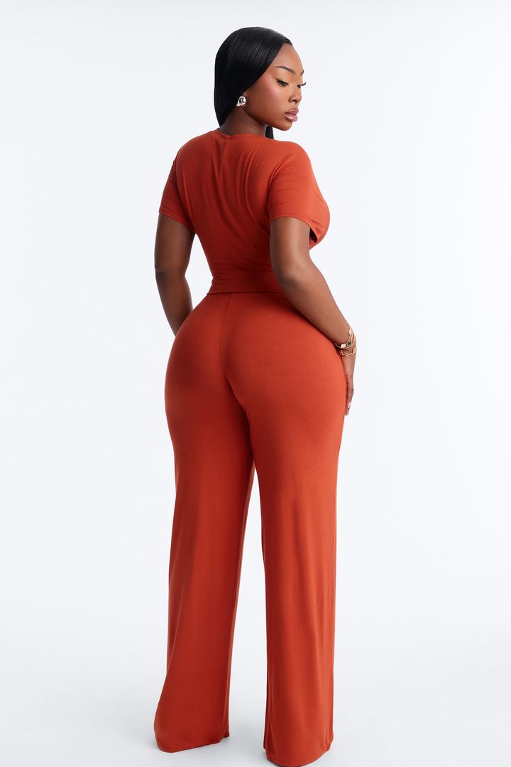 Perfect Weekend Jumpsuit - Rust
