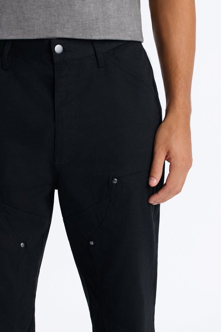 Summer League Straight Carpenter Pants - Black