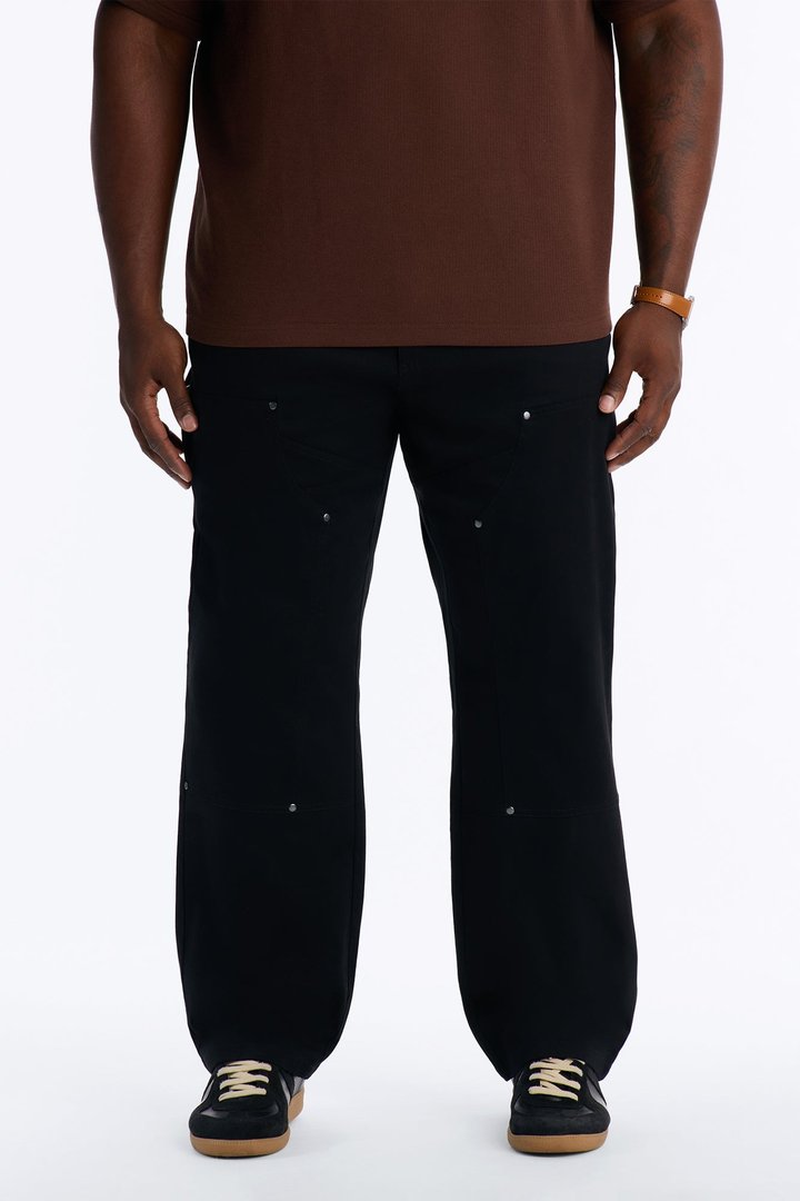 Summer League Straight Carpenter Pants - Black