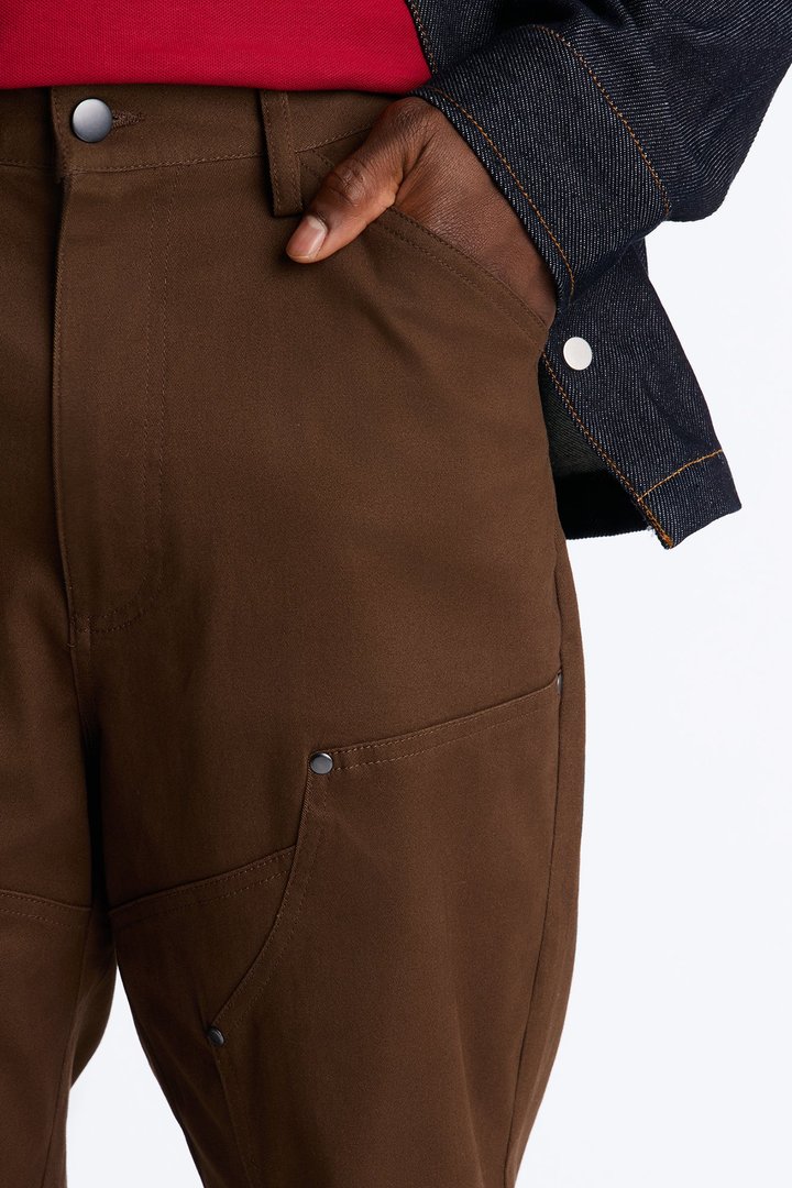 Summer League Straight Carpenter Pants - Brown