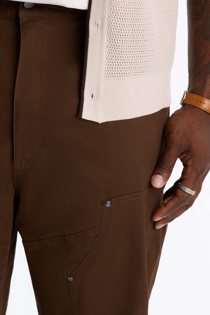Summer League Straight Carpenter Pants - Brown