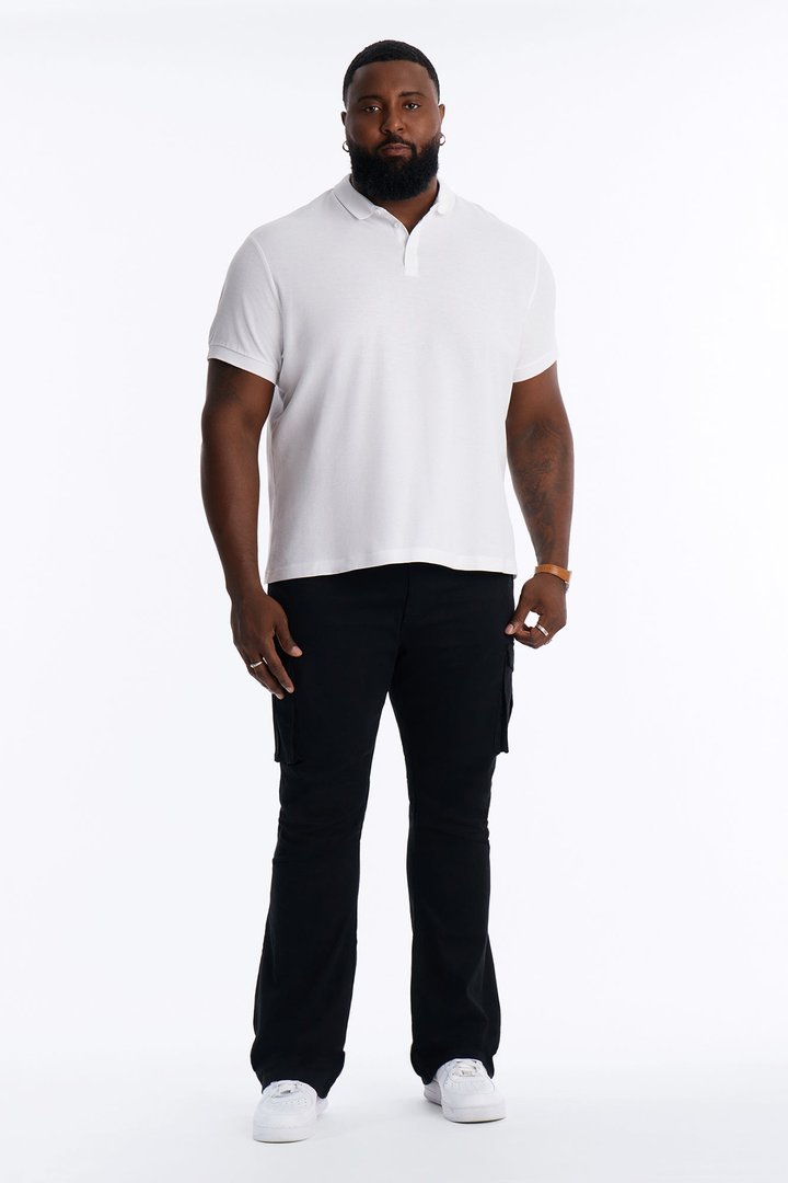 Summer Games Stacked Skinny Flare - Black