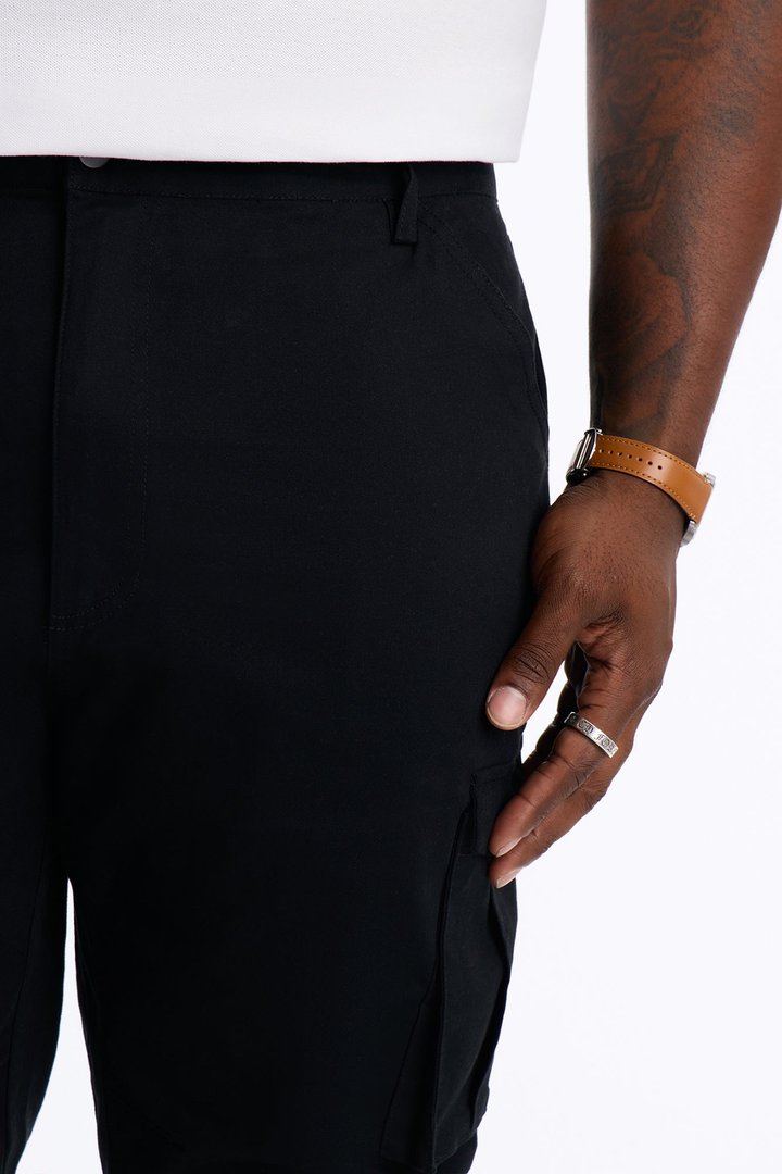 Summer Games Stacked Skinny Flare - Black