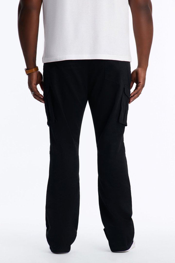 Summer Games Stacked Skinny Flare - Black