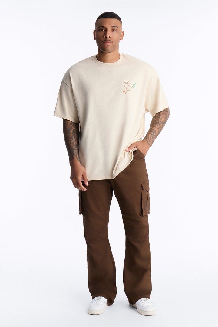 Summer Games Stacked Skinny Flare - Brown