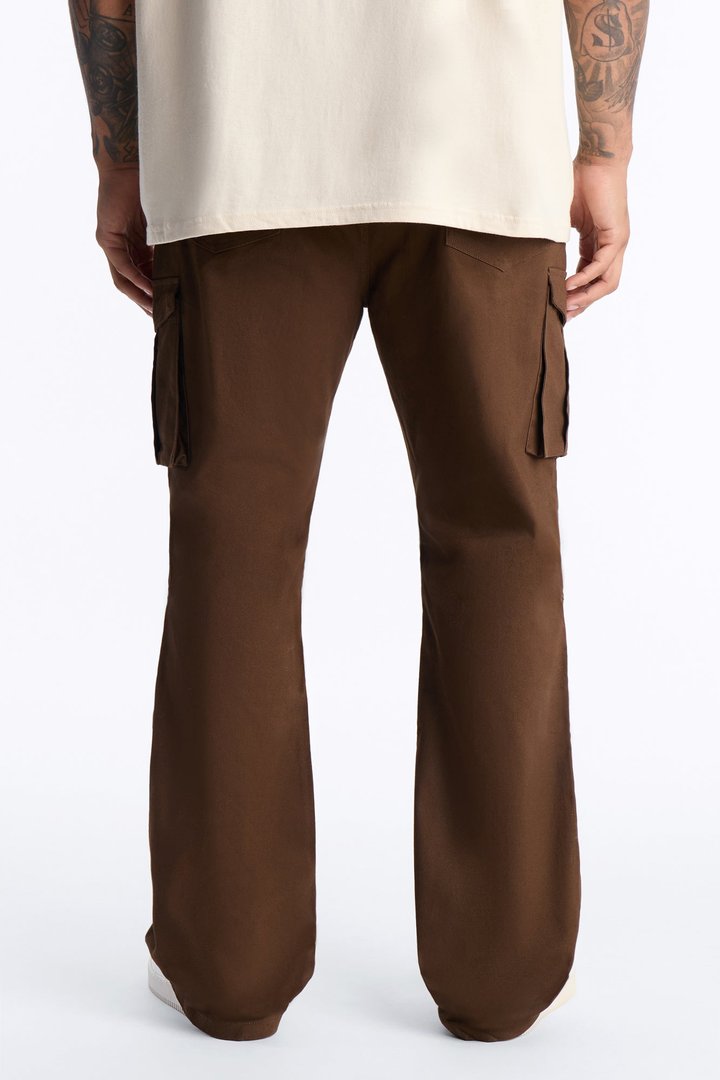 Summer Games Stacked Skinny Flare - Brown