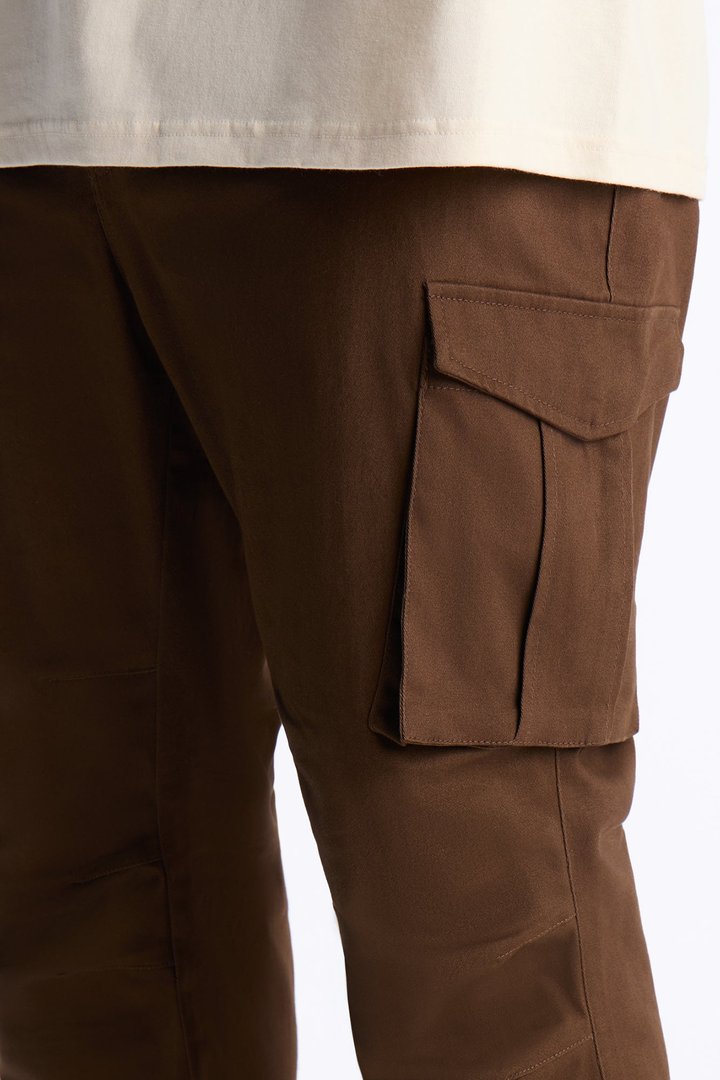 Summer Games Stacked Skinny Flare - Brown