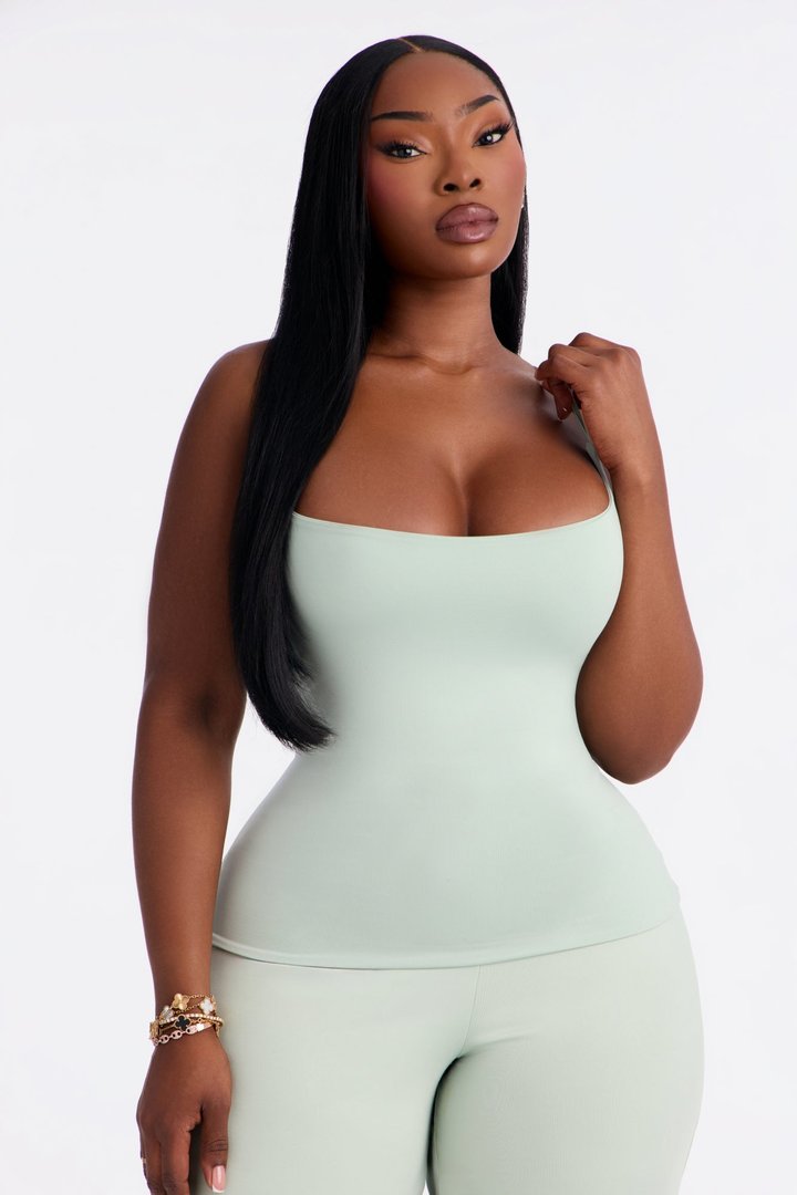 Contour Double Lined Cami Top - Mint