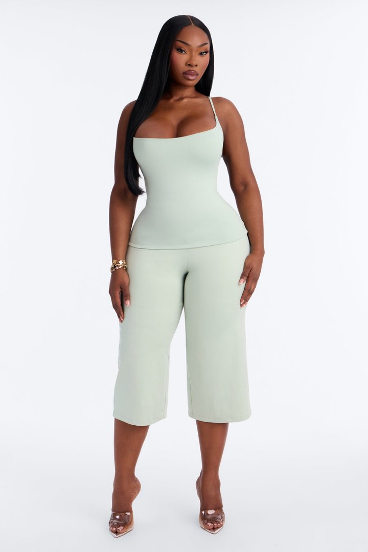 Contour Double Lined Cami Top - Mint
