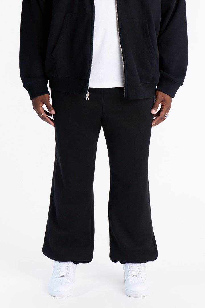 Logan Jogger Fleece Sweatpant - Black