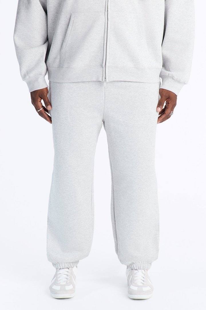 Logan Jogger Fleece Sweatpant - Heather Grey