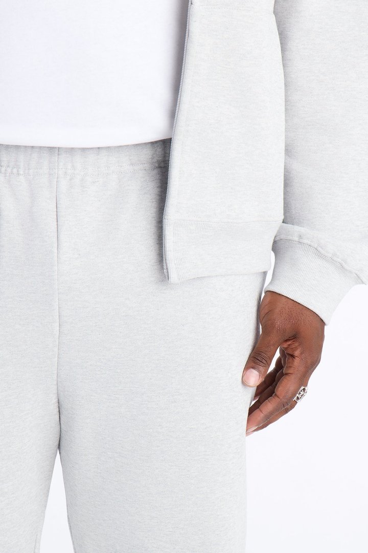 Logan Jogger Fleece Sweatpant - Heather Grey