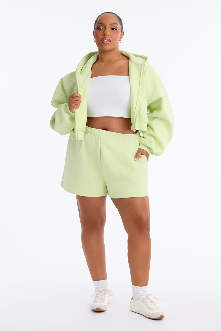 Libby Fleece Sweat Short - Sage