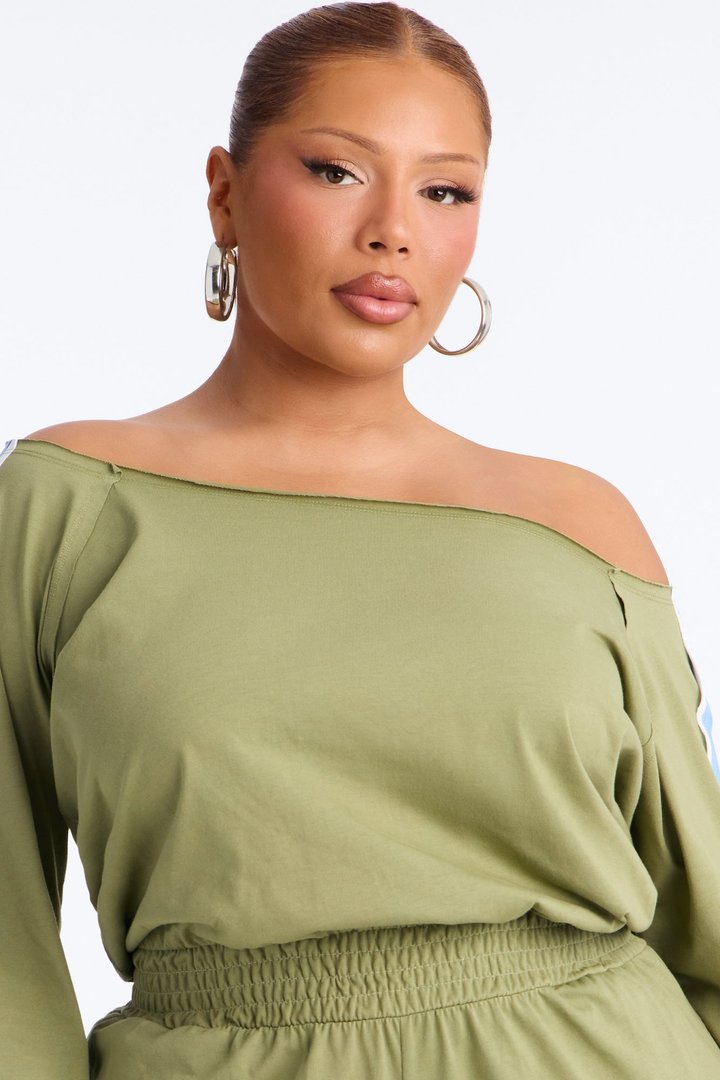 Stay Over Wide Leg Jumpsuit - Olive