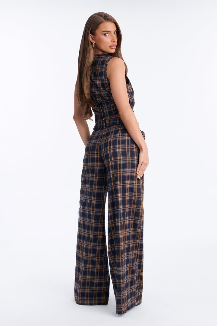 Little Miss Perfect Pant Set - Navy/combo