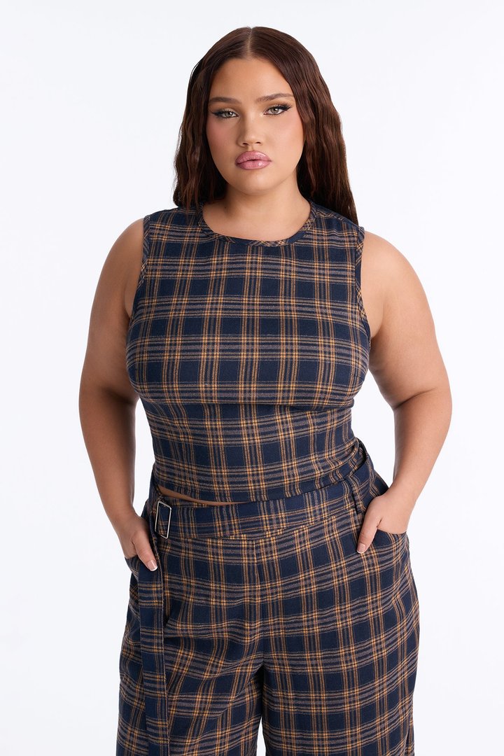 Little Miss Perfect Pant Set - Navy/combo