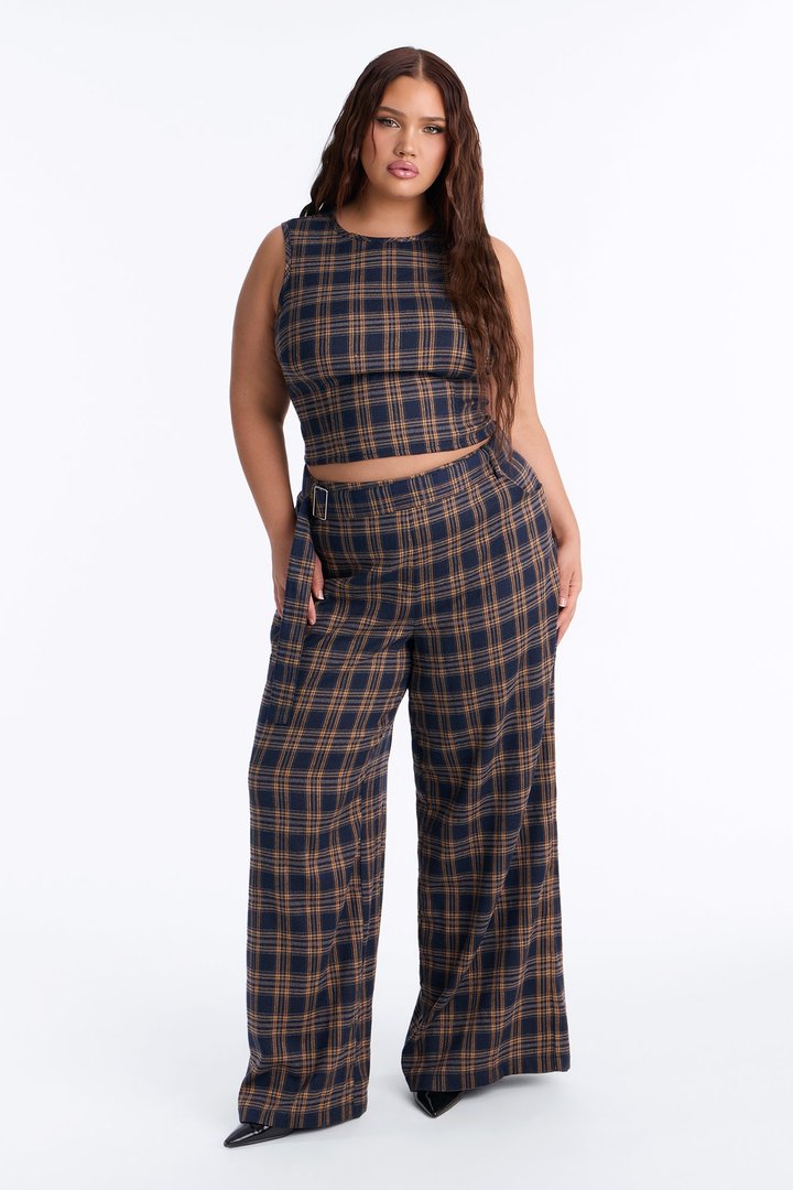 Little Miss Perfect Pant Set - Navy/combo