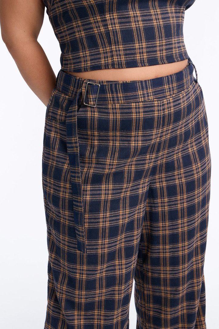 Little Miss Perfect Pant Set - Navy/combo