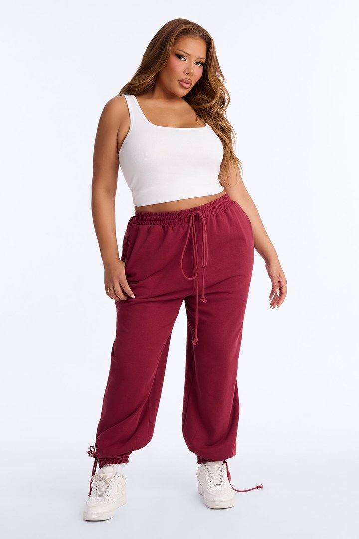 Alexa Jogger - Burgundy