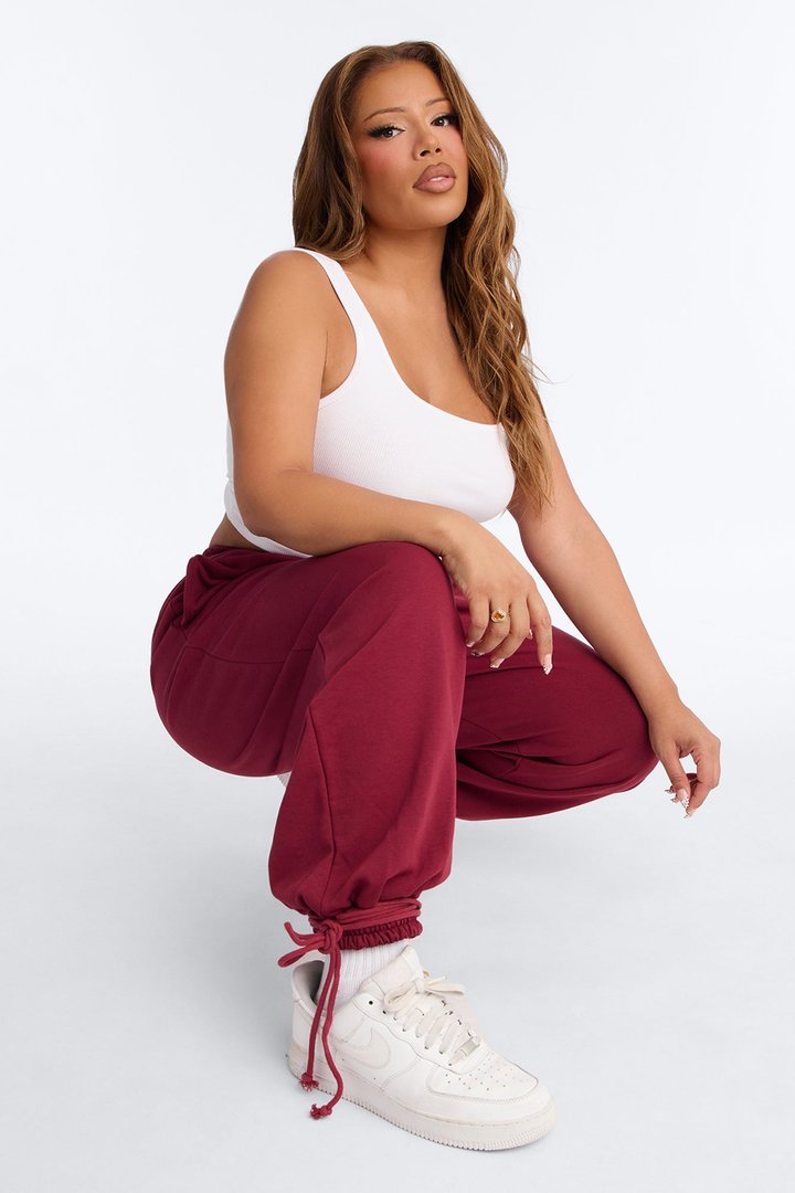 Alexa Jogger - Burgundy