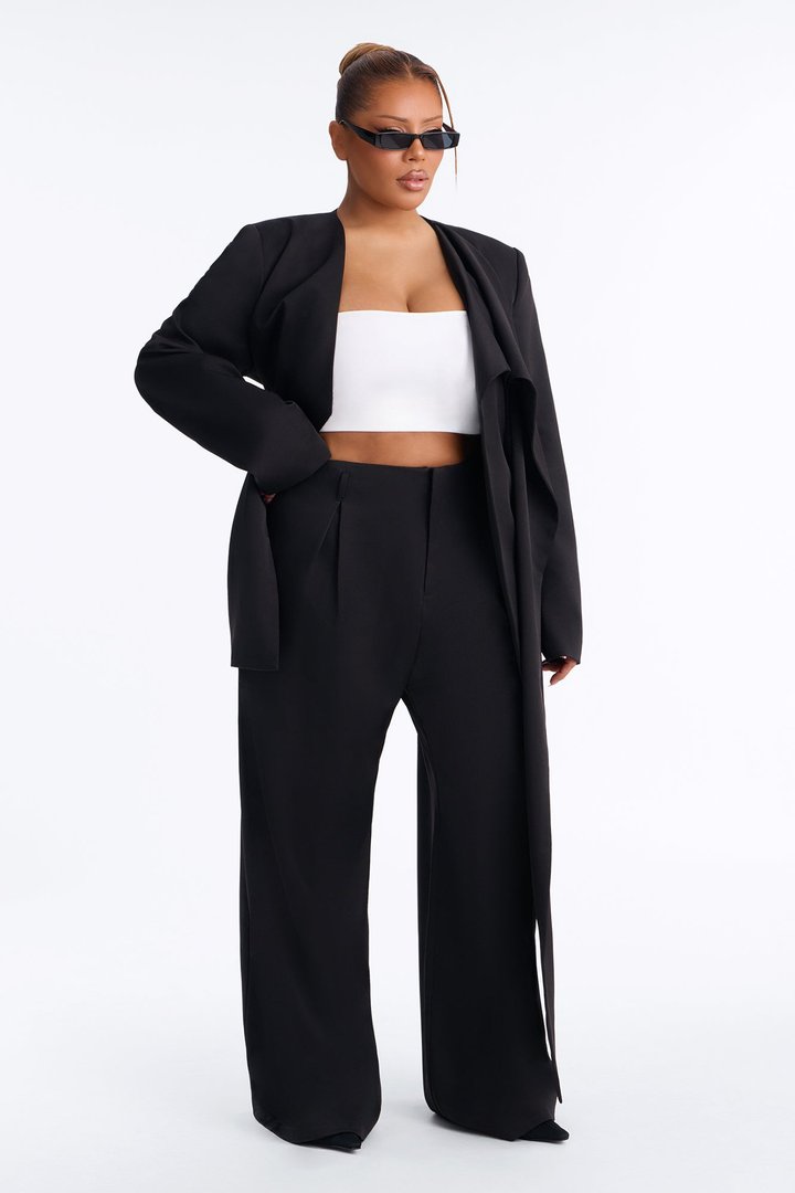 Not Your Secretary Crepe Trouser Pant 33″ - Black