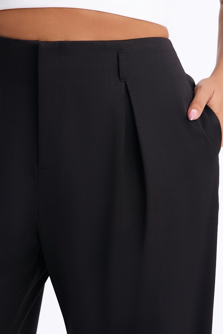 Not Your Secretary Crepe Trouser Pant 33″ - Black