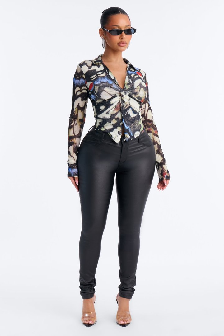 Sammie Low Rise Pants - Black