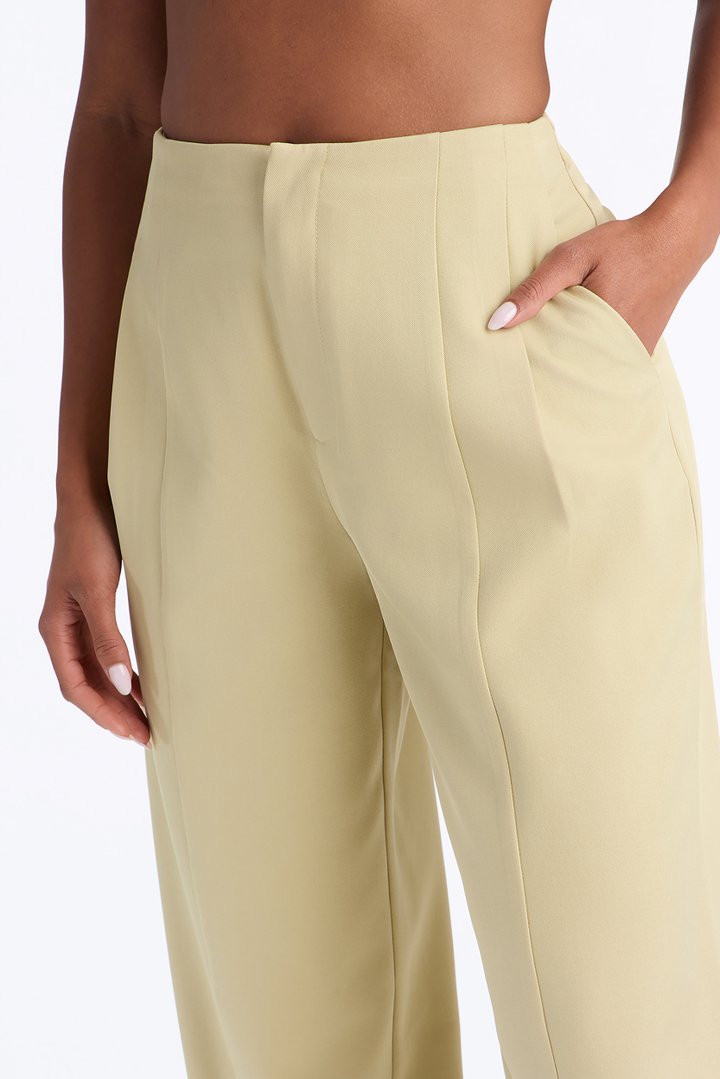 Tall Basette High Rise Straight Leg Trouser - Sage