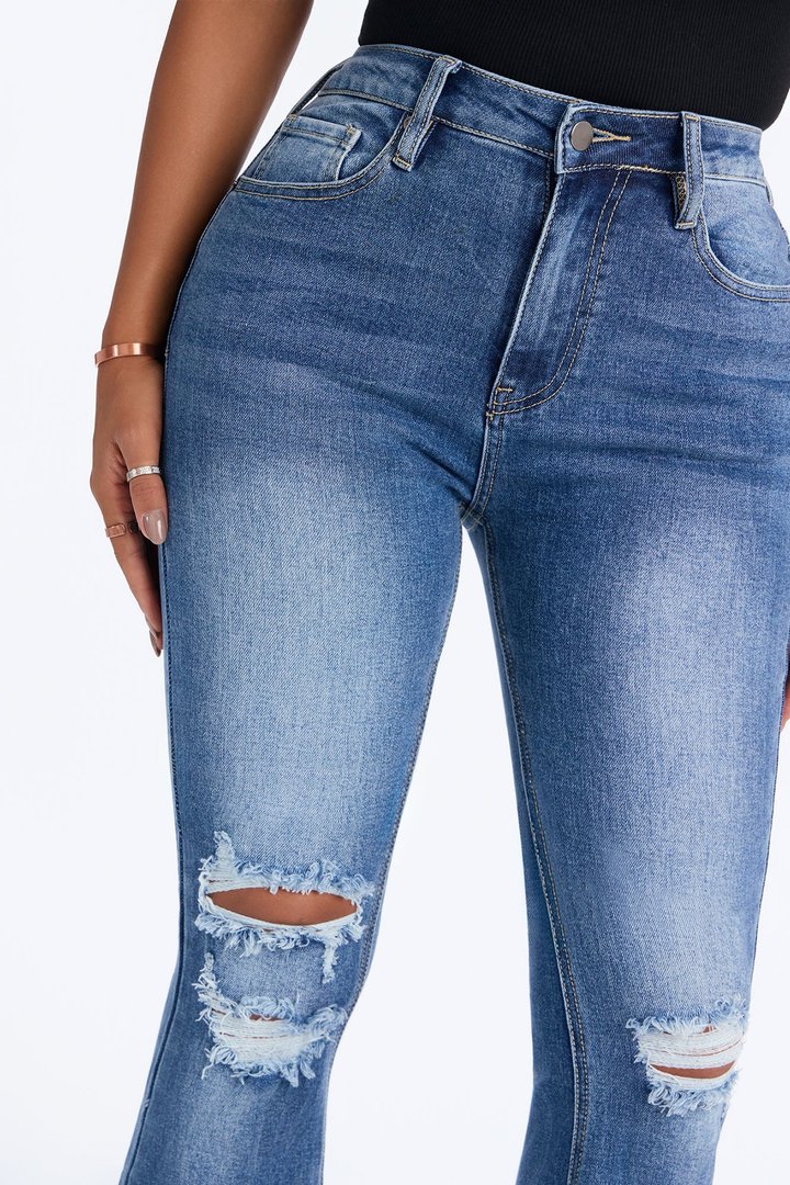 Tall From The Canyon High Rise Flare Jeans - Medium Wash