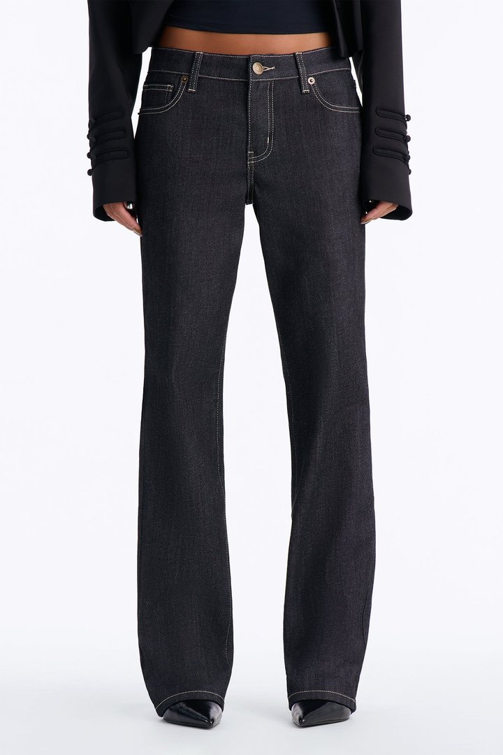 On The Runway Classic Straight Leg Jeans - Dark Denim