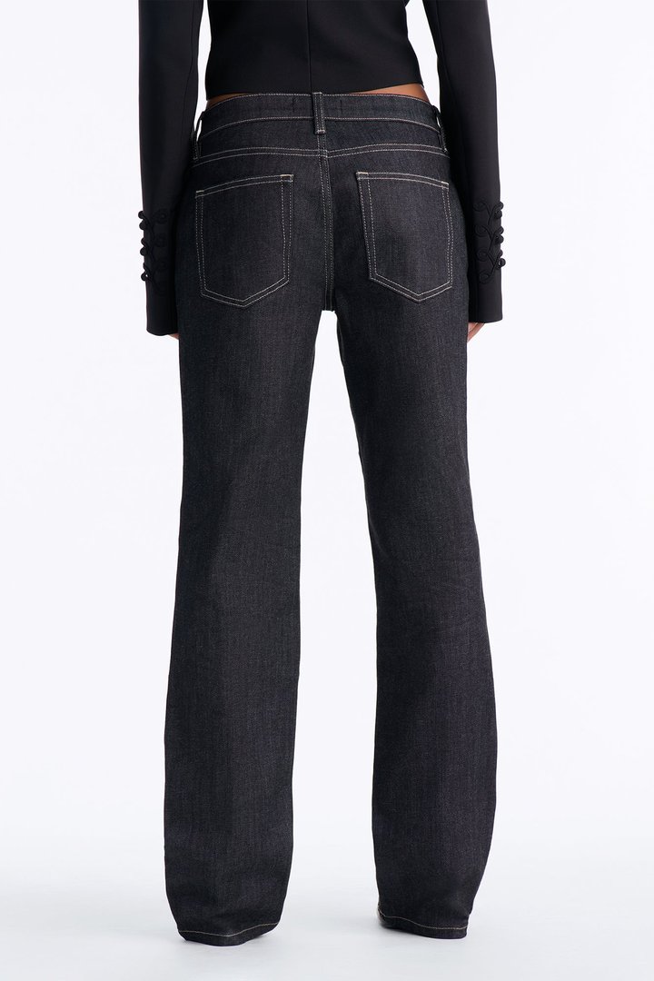 On The Runway Classic Straight Leg Jeans - Dark Denim
