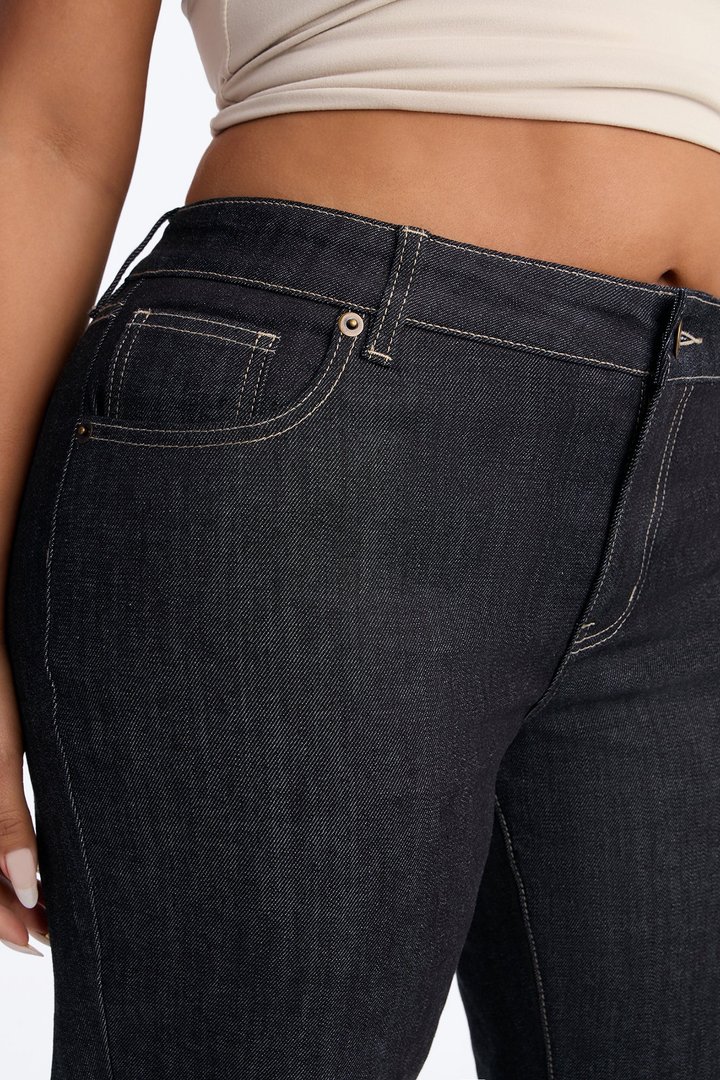 On The Runway Classic Straight Leg Jeans - Dark Denim