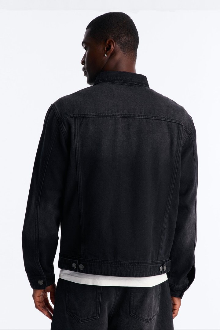 Essential Denim Trucker Jacket - Black Wash