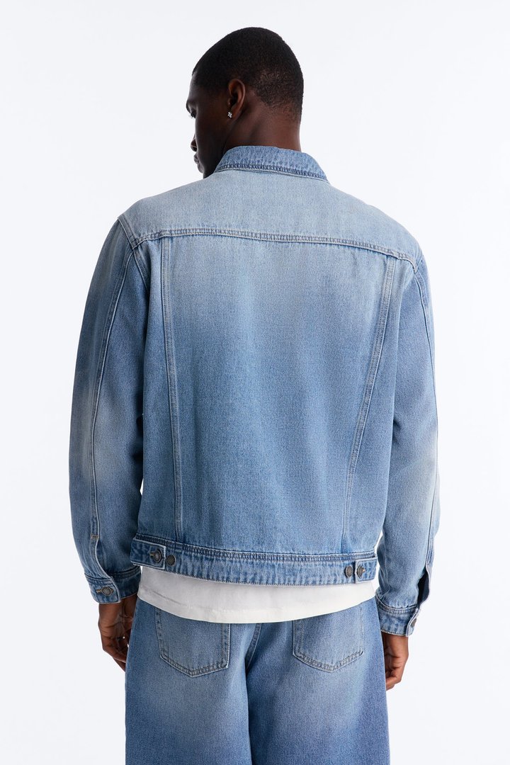 Essential Denim Trucker Jacket - Medium Blue Wash