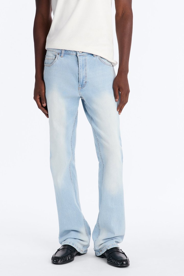 Essential Stacked Skinny Flare Stretch Jean - Light Wash