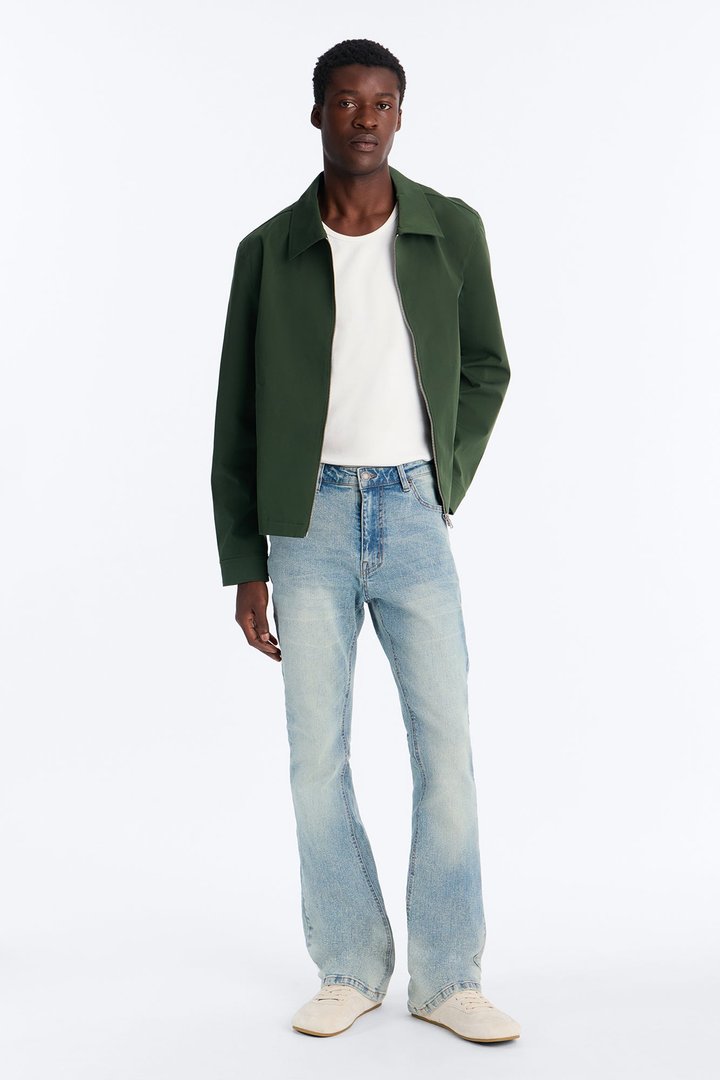 Essential Stacked Skinny Flare Stretch Jean - Vintage Wash