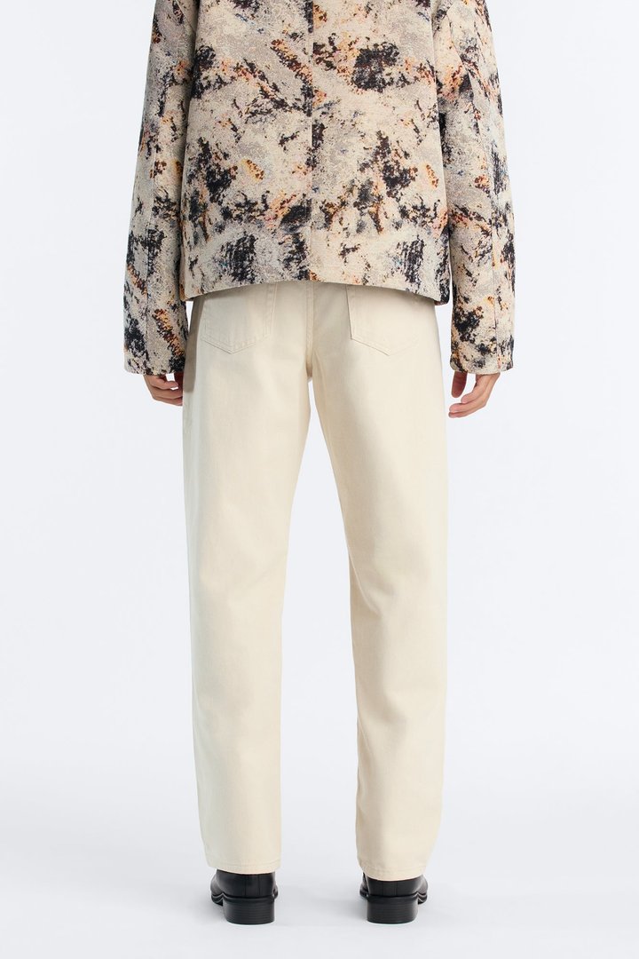 Essential Straight Rigid Jean - Cream